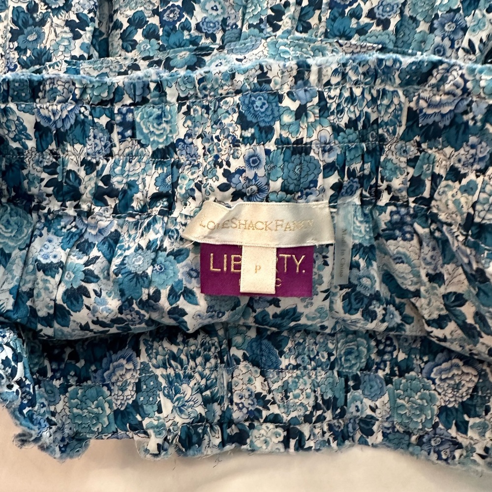 LoveShackFancy woman’s liberty ruffle mini skirt